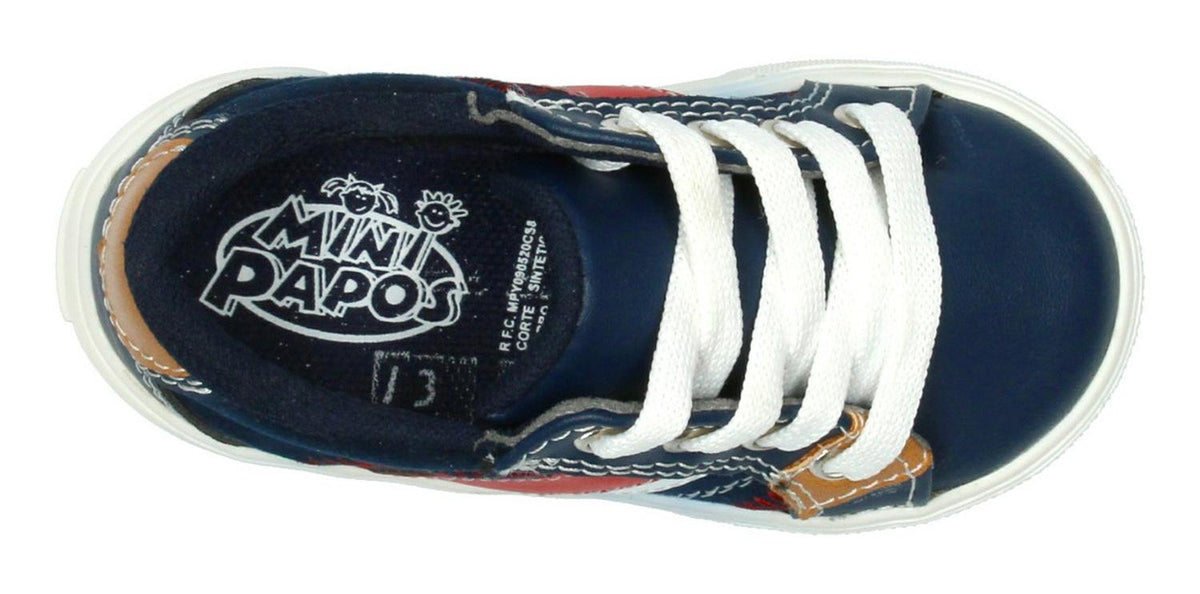 Tenis Minipapos Para Niño 48314-3 Azul Marino [mnp217], foto 5 de 6