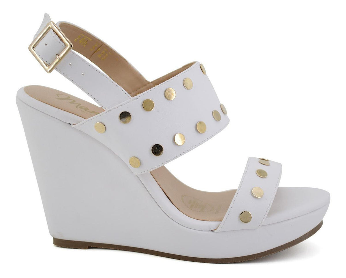 Sandalias Manila Para Mujer 5723 Blanco [mla229], foto 1 de 7
