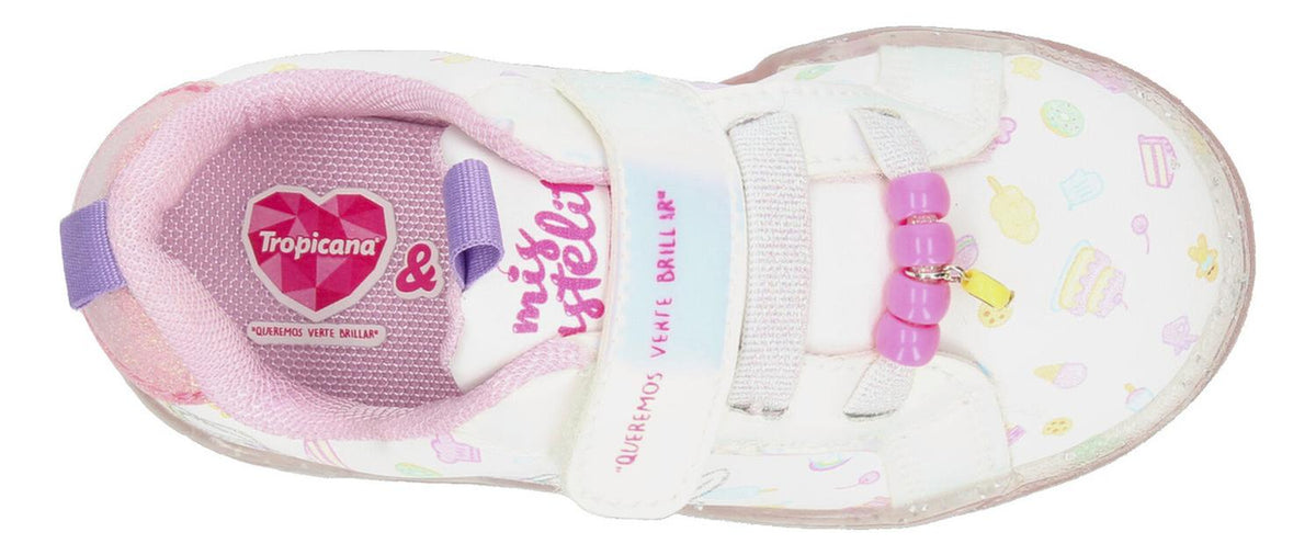 Tenis Mis Pastelitos Blanco Para Niña [mpt11], foto 9 de 9