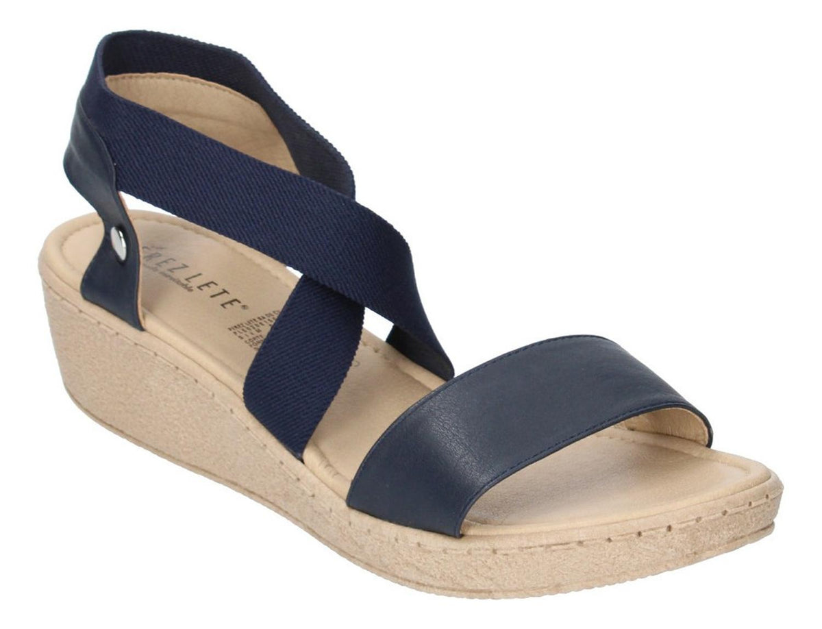 Sandalias Perez Lete Para Mujer 63093 Azul Marino [plt195], foto 3 de 6
