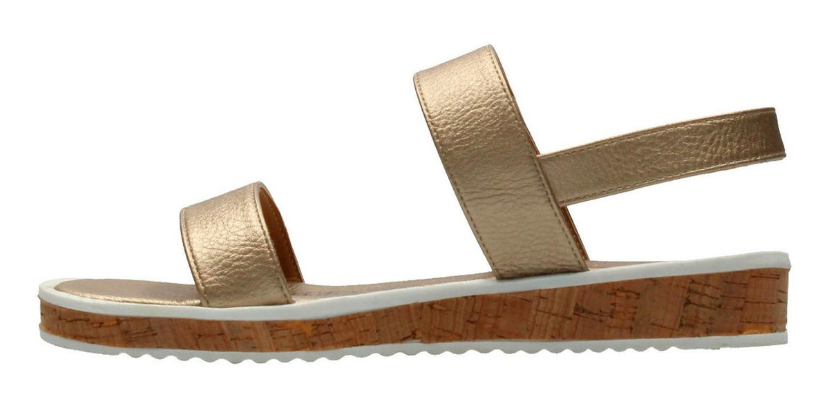 Sandalias Manila Para Mujer 202 Dorado [mla282], foto 2 de 6