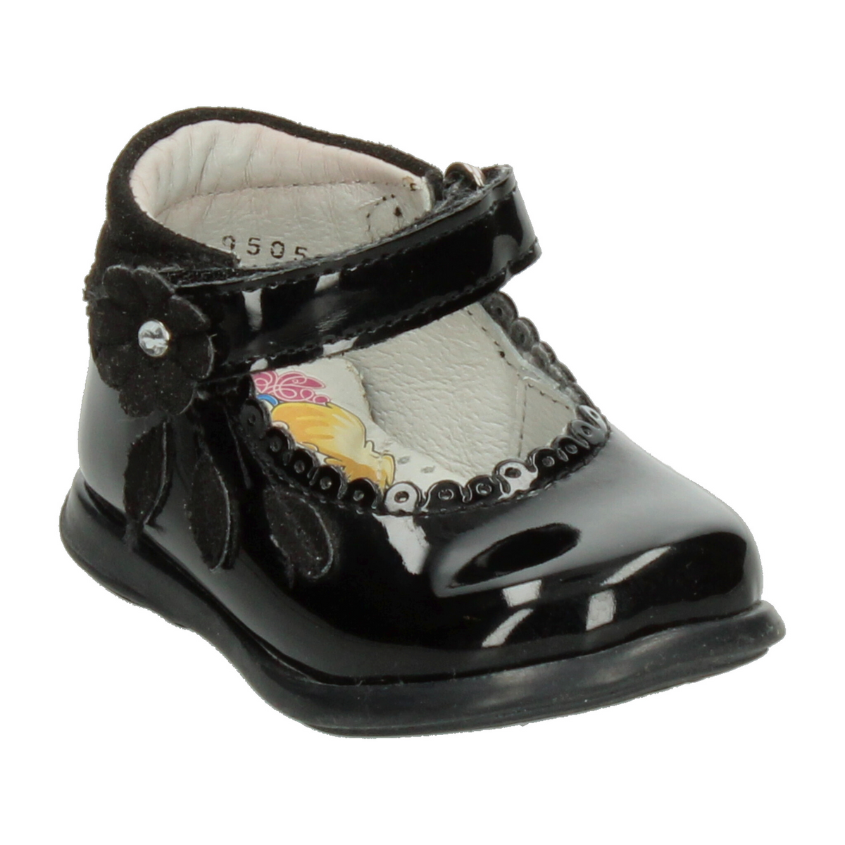 Zapato Coqueta Niña Bebé Negro Infantil T10-13, foto 4 de 10