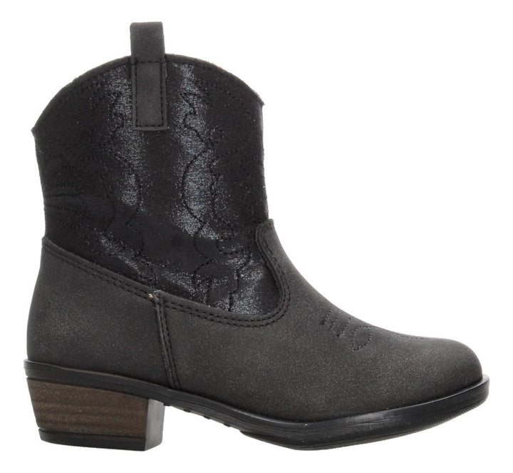 Bota Vaquera Jakuna Negro Para Niña T18-22 [JAK363]