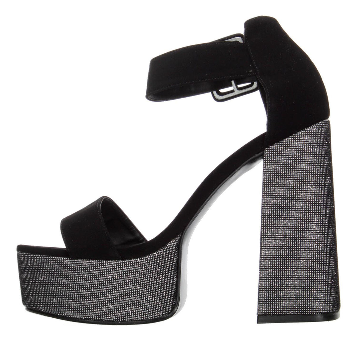 Sandalias De Fiesta Perez Lete Negro Para Mujer [plt351], foto 5 de 9