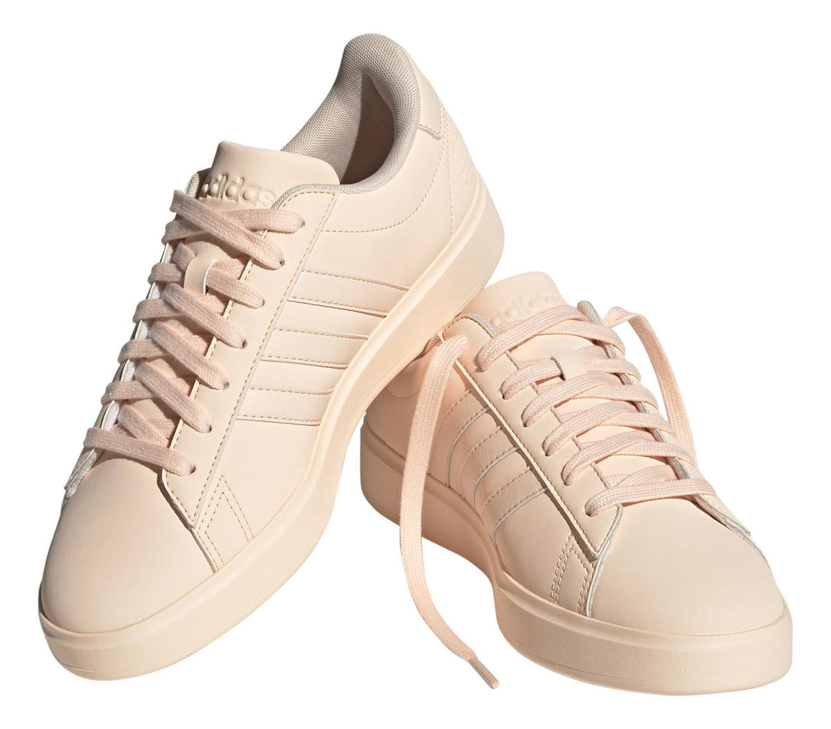Tenis Casual adidas Grand Court 2.0 Color Beige Mujer Dama, foto 6 de 7