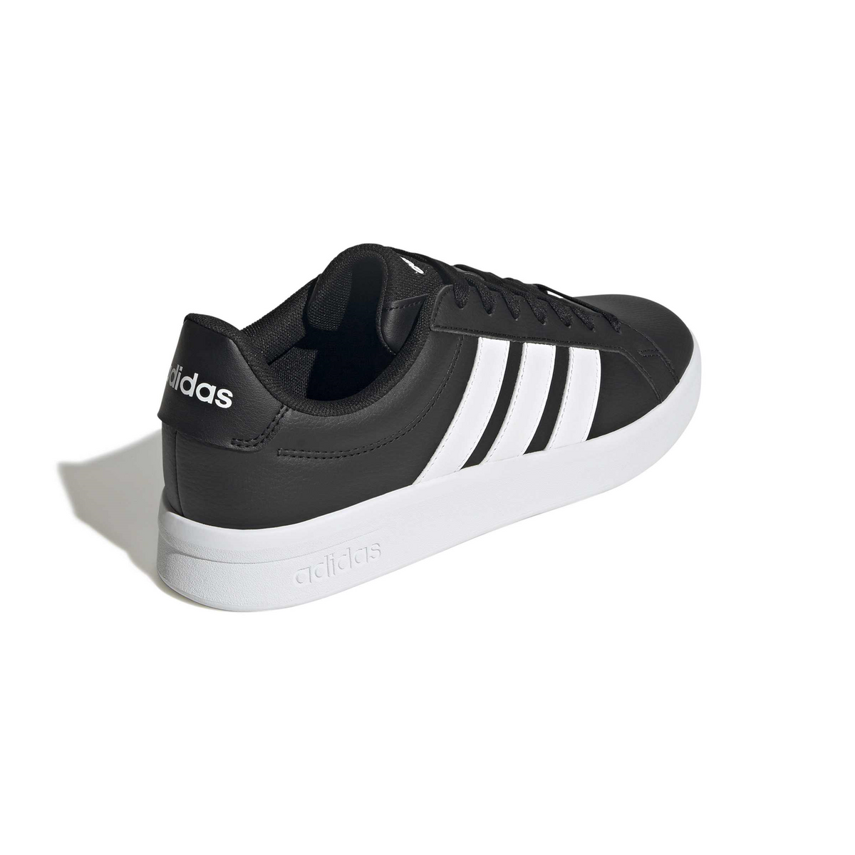 Tenis Adidas Grand Court Base 3.0 Hombre Negro Casual Urbano Caballero, foto 3 de 10