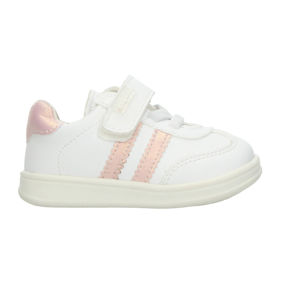 Tenis Coqueta Niña Blanco Casual Cinta Adhesiva Infantil T11-14, foto 1 de 10