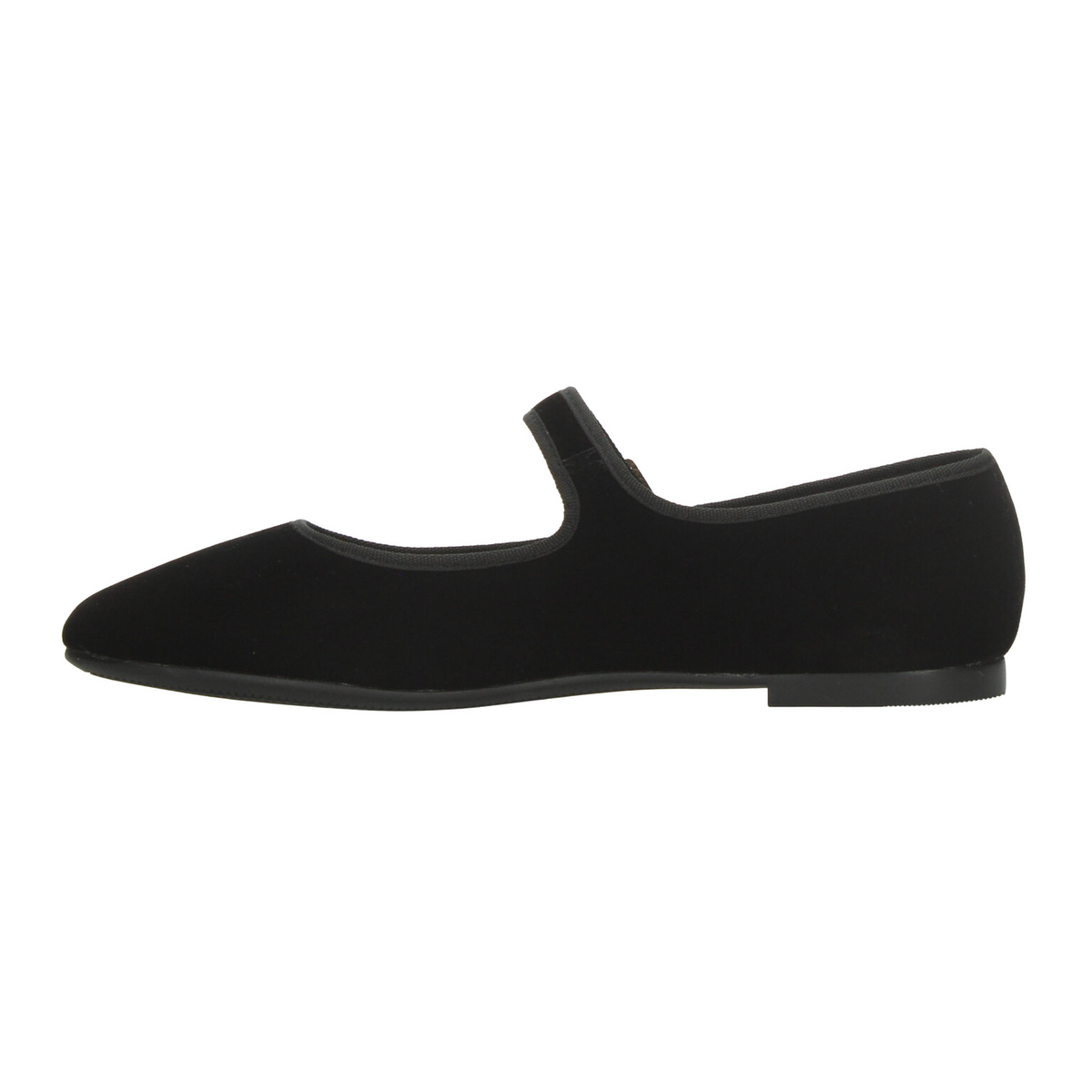 Flats Paulina Mary Jane Dama Negro Casual Gamuza Mujer, foto 5 de 10