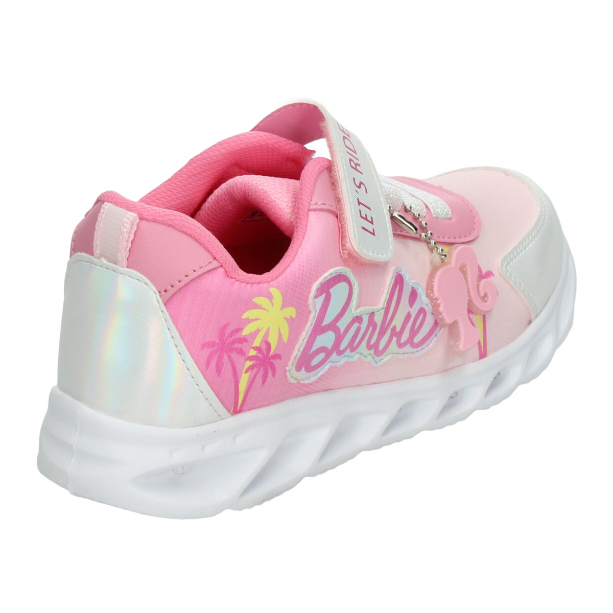 Tenis Barbie Niña Rosa Casual Luz Led Juvenil T22-25, foto 3 de 10