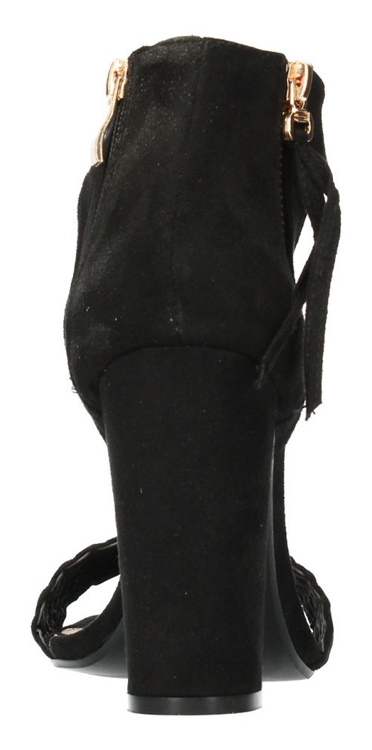 Sandalias Manila Para Mujer B997 Negro [mla298], foto 6 de 6