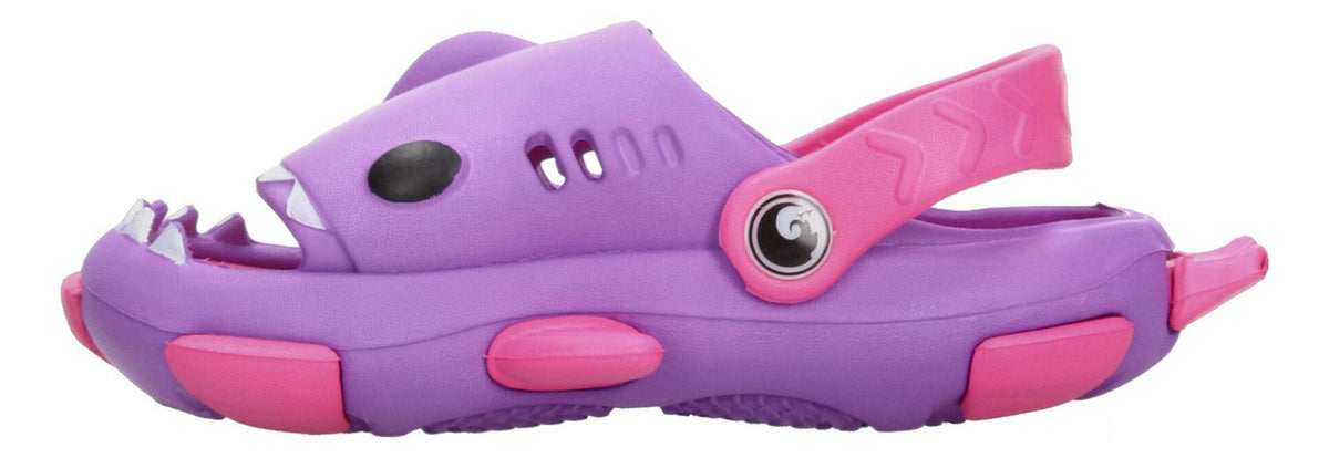 Sandalias De Tiburón Morado Para Niña [hul49], foto 5 de 10