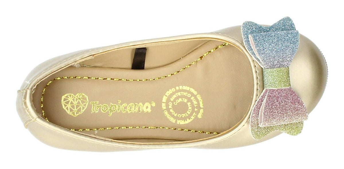 Balerina Flat Tropicana Para Niña 46083 Dorado [tro1018], foto 5 de 6