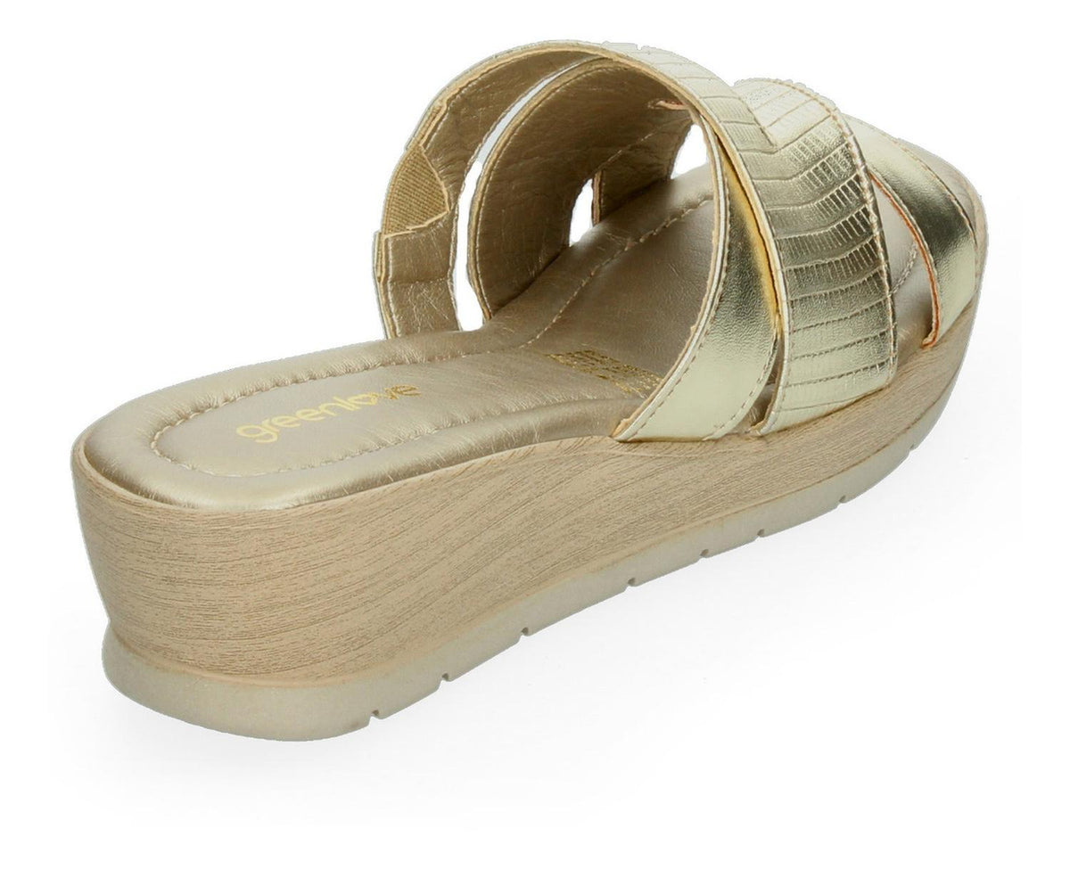 Sandalias Green Love Para Mujer 92082 Dorado [gre41], foto 5 de 10