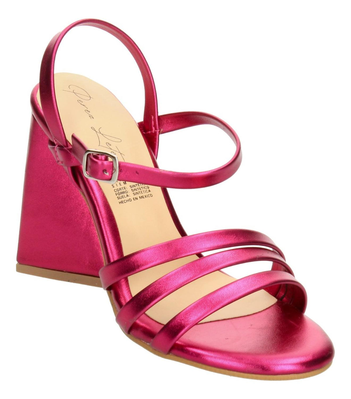 Sandalias De Fiesta Perez Lete Fucsia Para Mujer [plt337], foto 2 de 10