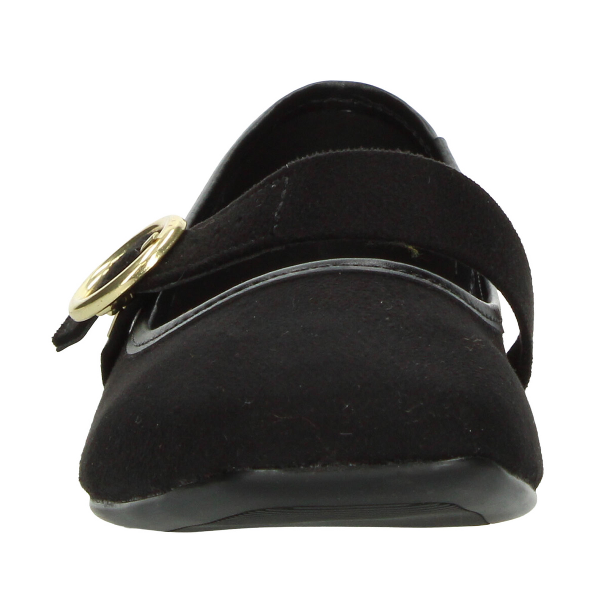 Flats Moleca Dama Negro Casual Mary Jane Hebilla Mujer, foto 6 de 10