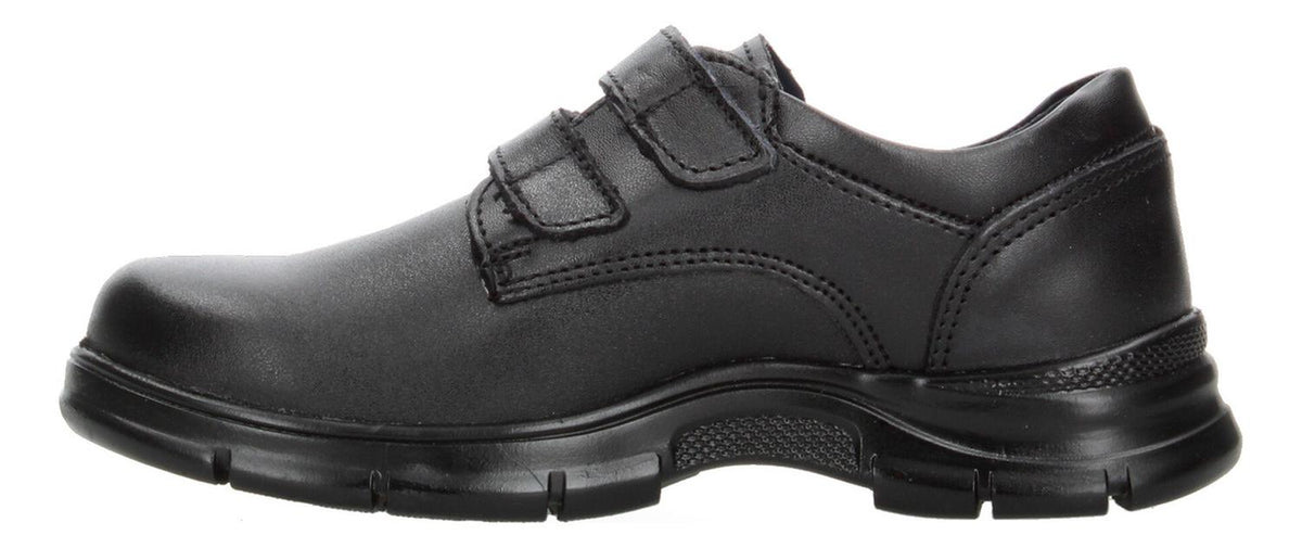 Zapato Escolar Yuyin Negro Doble Velcro Para Niño T18-22, foto 5 de 10
