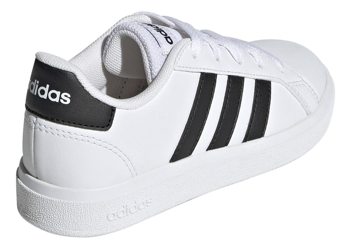 Tenis adidas Niño Grand Court Cintas Ajustables Color Blanco, foto 10 de 10