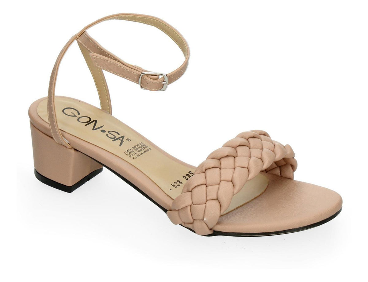 Sandalias De Fiesta Gonsa Para Mujer 628 Beige [gns129], foto 5 de 10