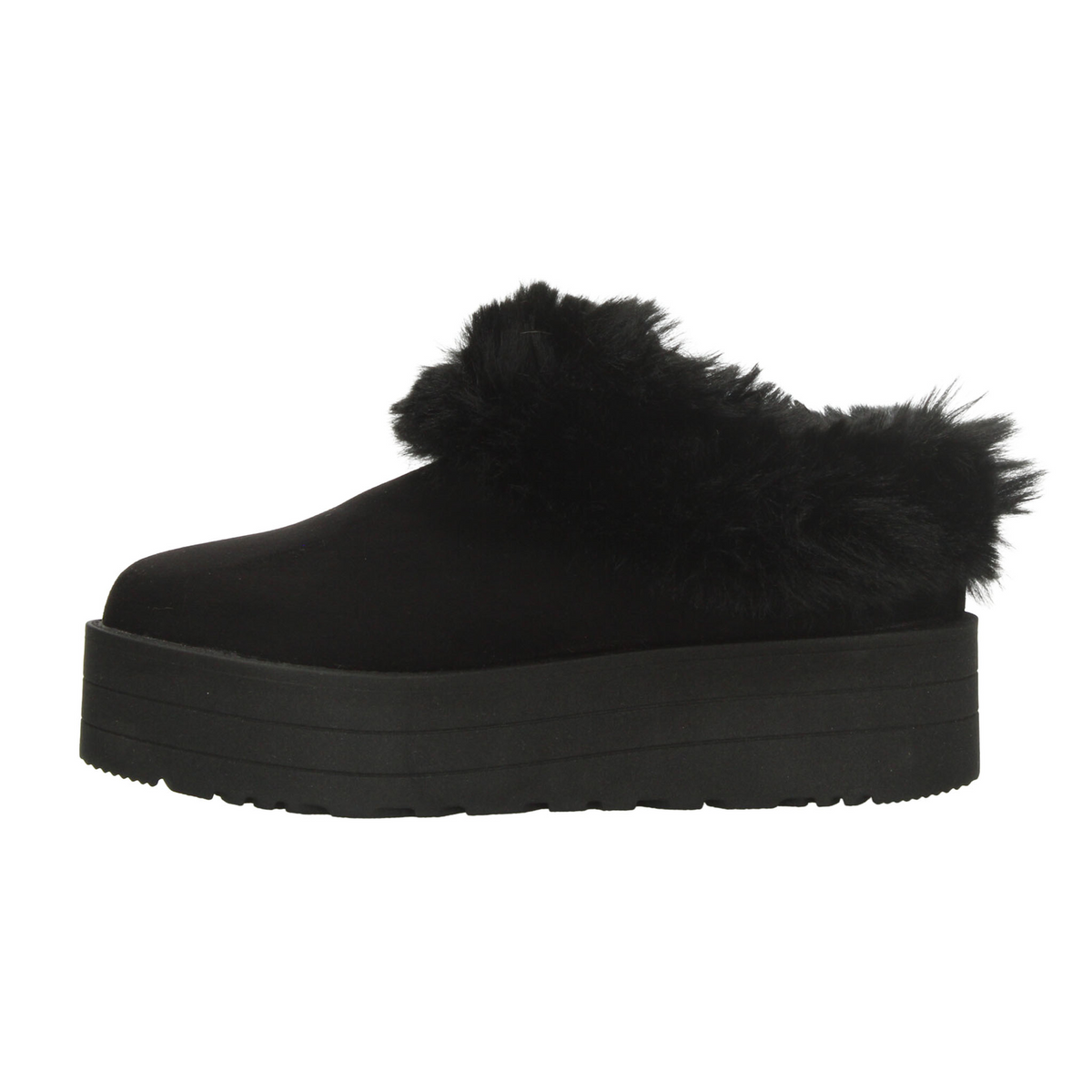 Zueco Rojo Cereza Dama Negro Pantufla Plataforma Casual Mujer, foto 5 de 10
