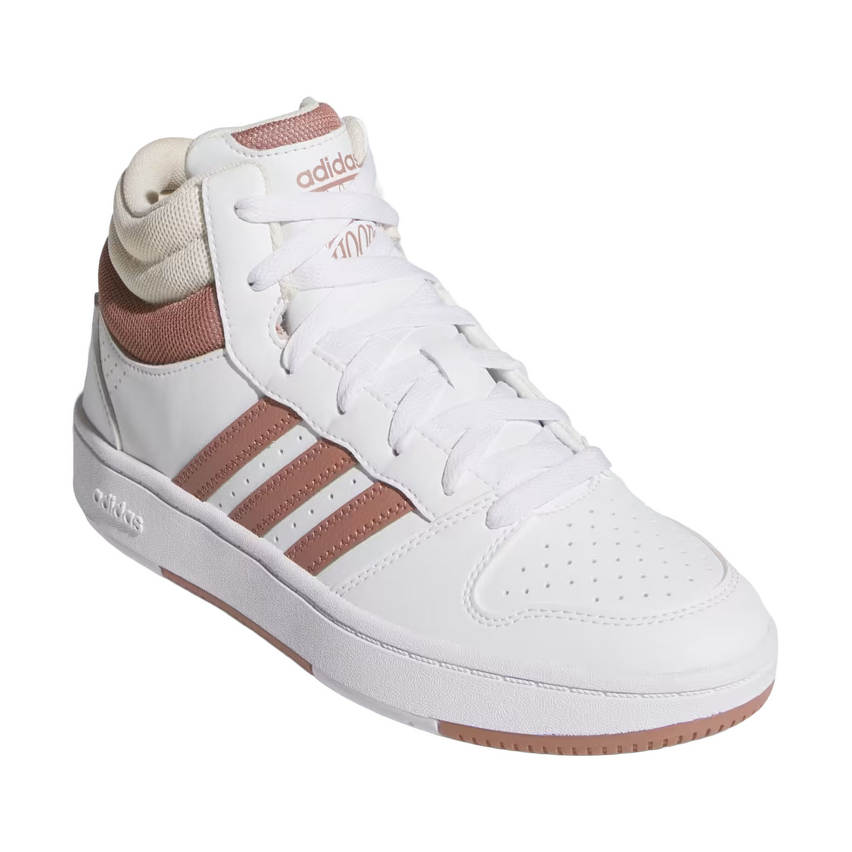 Tenis Adidas Hoops Mid Classic Dama Blanco Tipo Botín Mujer, foto 2 de 10