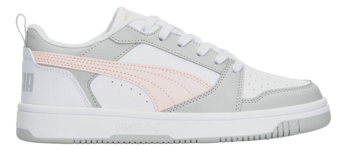 Tenis Puma Rebound V6 Jr Blanco Para Niña [pum916], foto 1 de 8