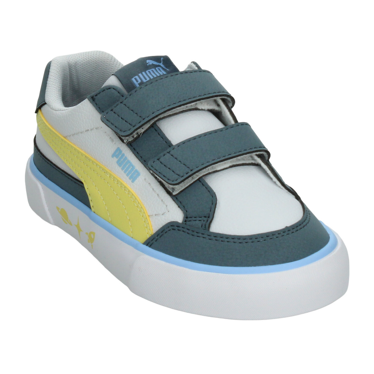 Tenis Puma Court Classic Niño Blanco Casual Infantil T17-22, foto 4 de 10