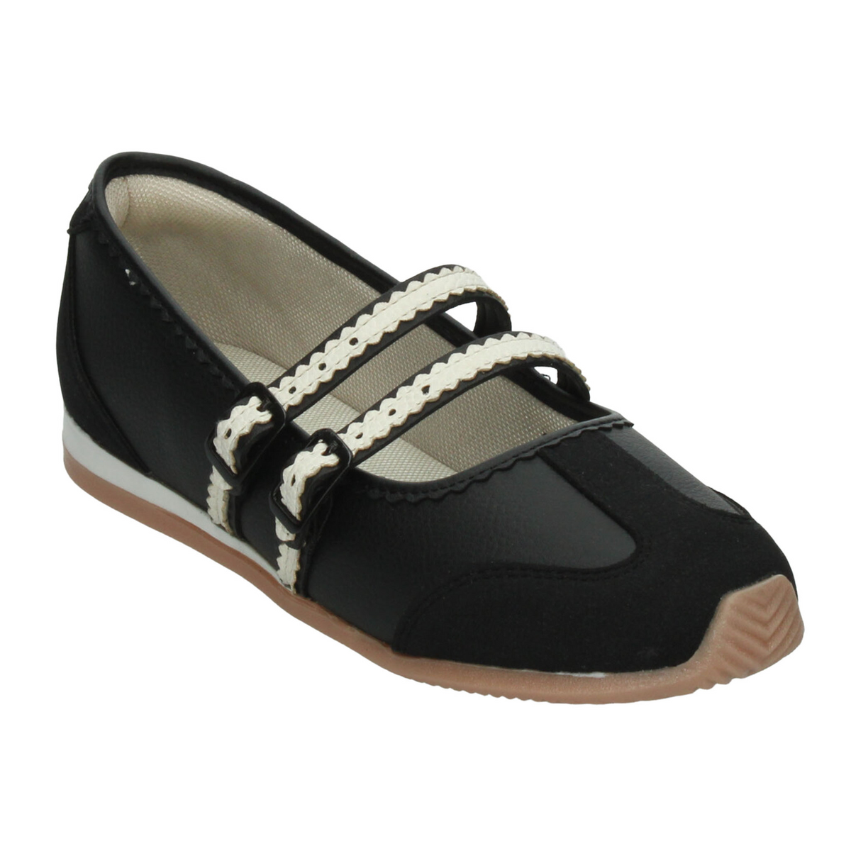 Flats Paulina Dama Negro Casual Mary Jane Mujer, foto 4 de 10