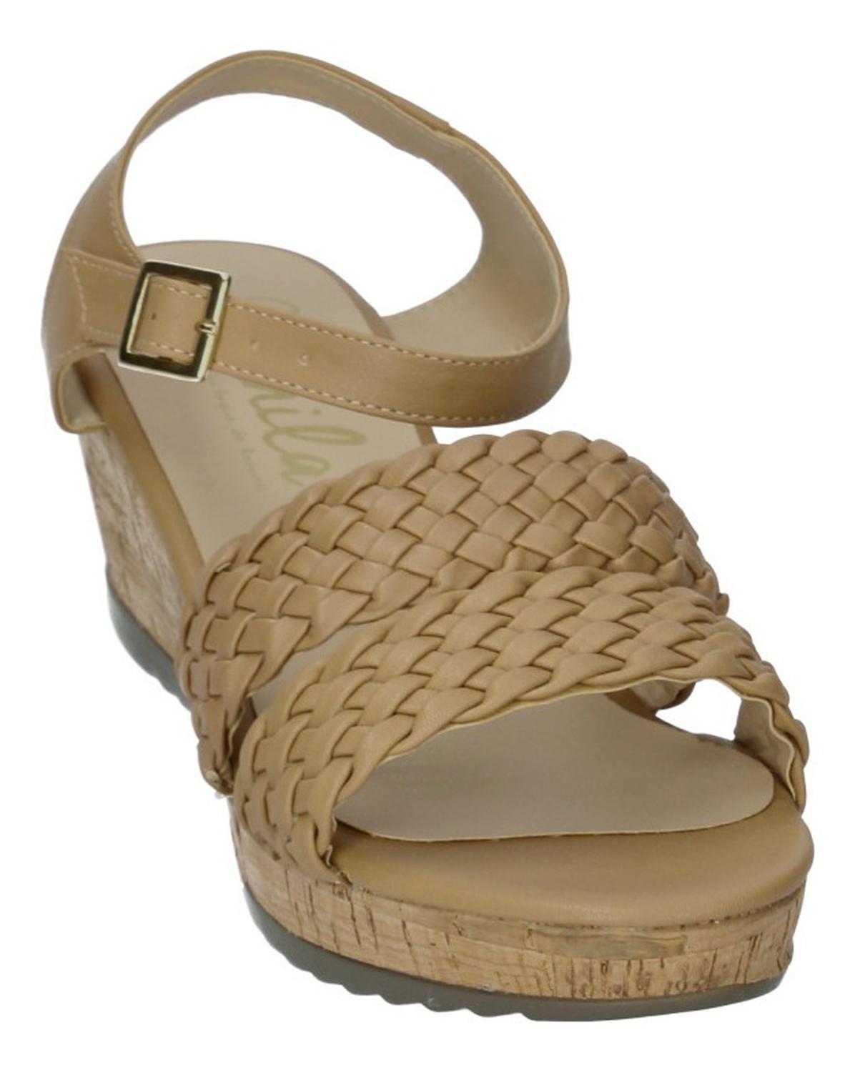 Sandalias Manila Para Mujer 632 Cafe [mla291], foto 3 de 6