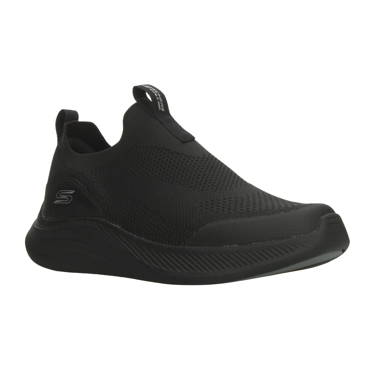 Tenis Skechers Bobs Moda Flex Hombre Negro Deportivo Slip On Caballero, foto 2 de 10
