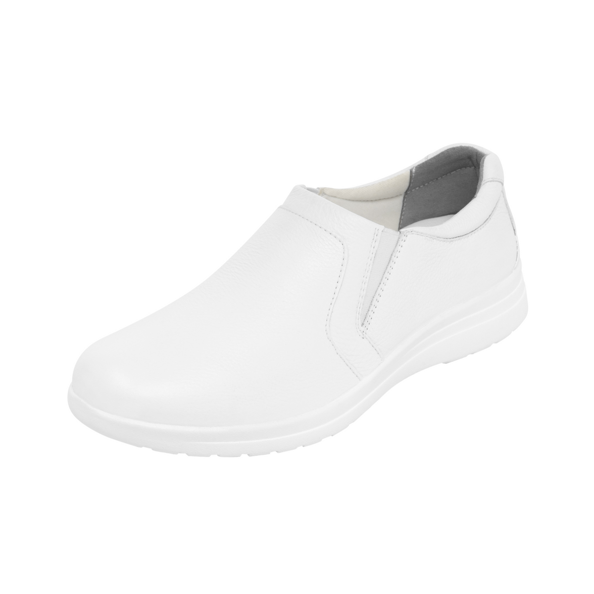Zapato Flexi Traviata Dama Blanco De Servicio Enfermería Hospital Slip On Casual Mujer, foto 3 de 10