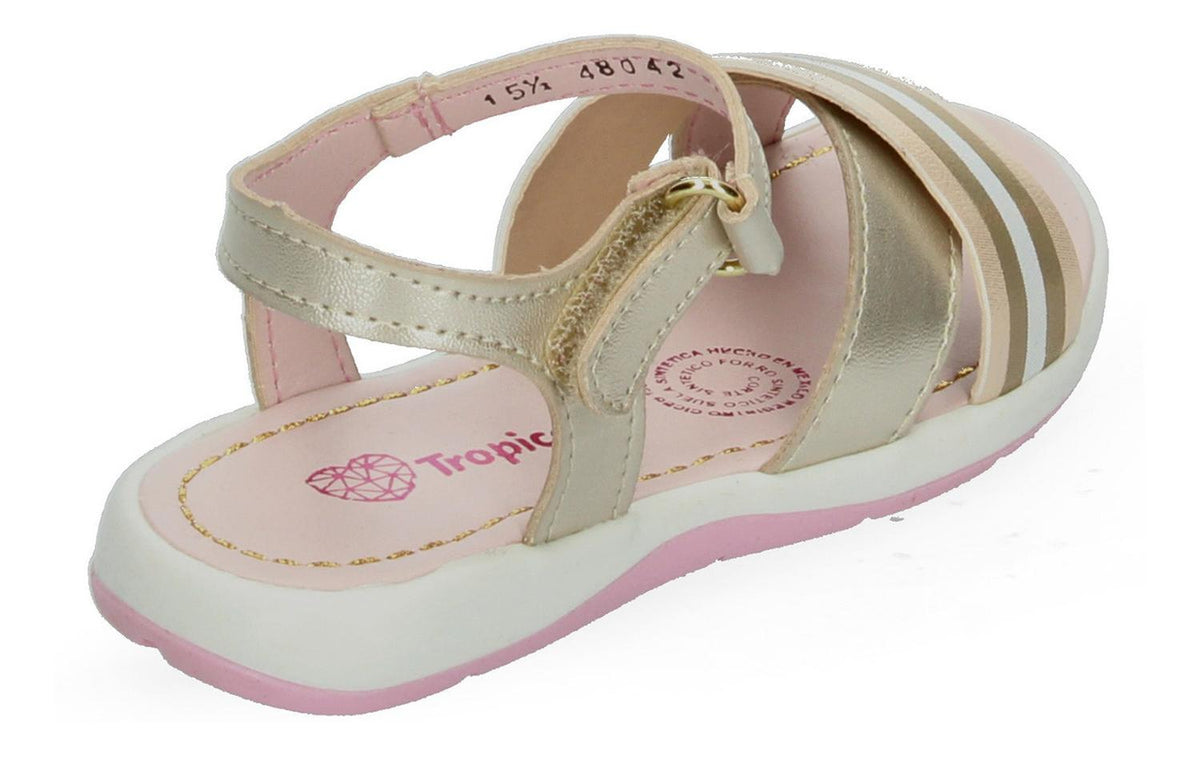 Sandalias Tropicana Para Niña 48042 Dorado [tro1222], foto 4 de 10