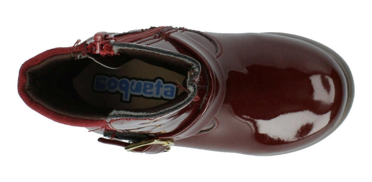Bota Coqueta Para Niña 94600-u Vino [cta866], foto 5 de 6