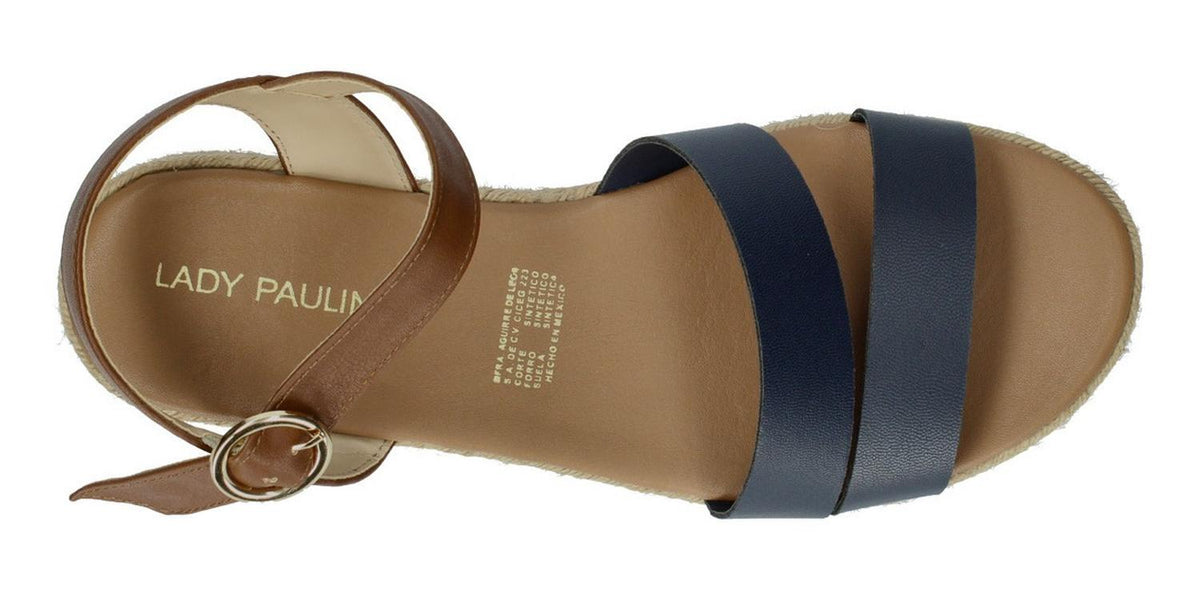Sandalias Paulina Para Mujer 98012 Azul Marino [pau730], foto 5 de 6