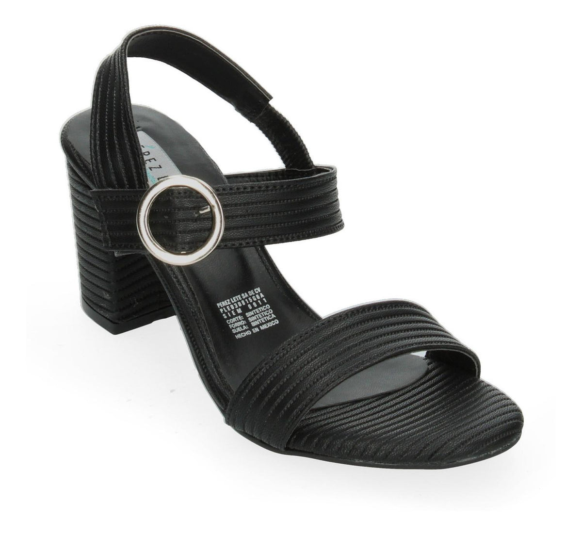 Sandalias Perez Lete Para Mujer 23002 Negro [plt271], foto 5 de 10