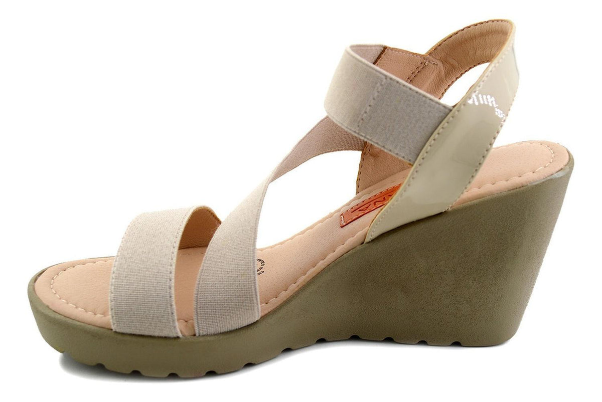 Sandalias Hispana Para Mujer 7351 Beige [his98], foto 2 de 6