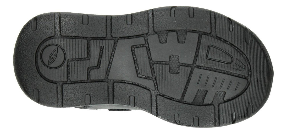 Zapato Escolar Yuyin Negro Velcro Y Cintas Para Niño T15-18, foto 9 de 10