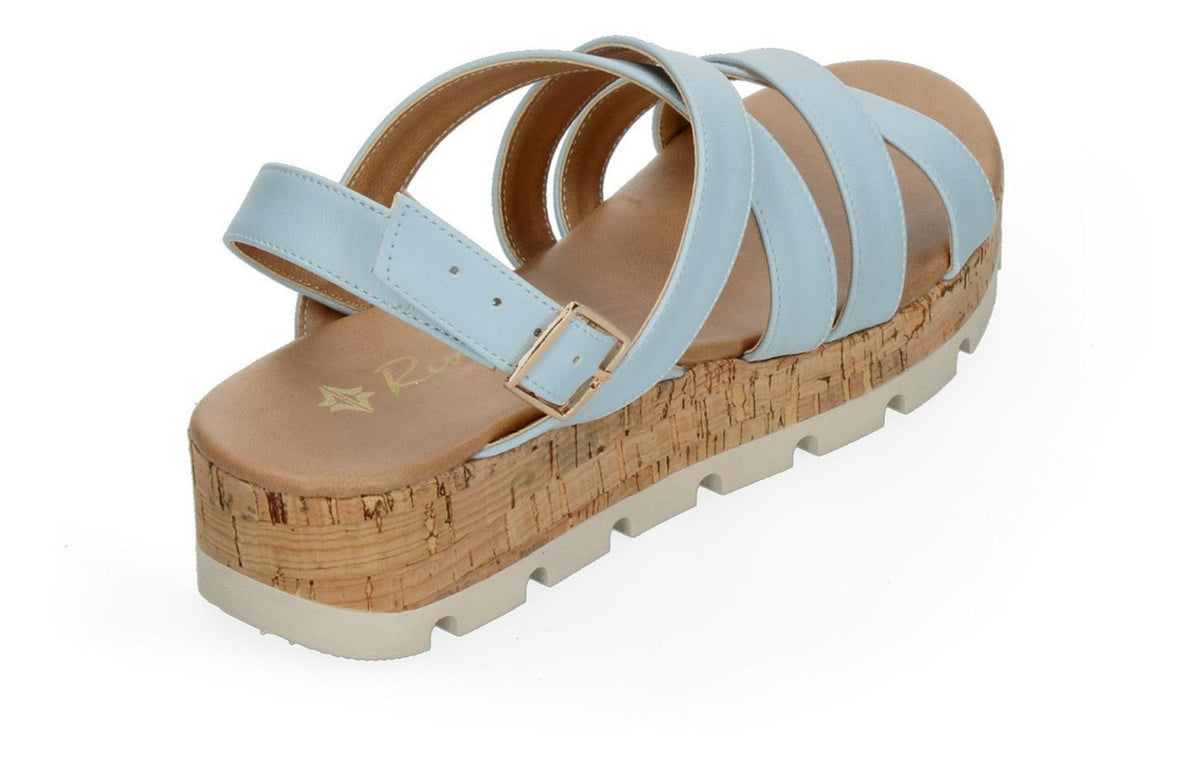 Sandalias Rivedy Para Mujer 1107 Azul [rve5], foto 4 de 10