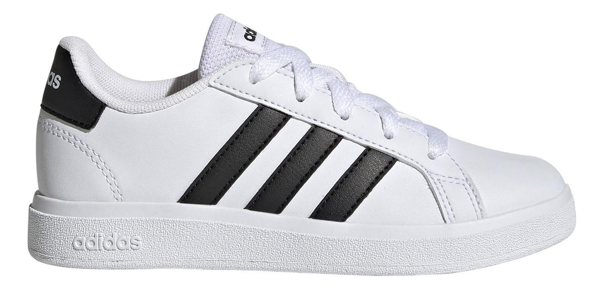 Tenis adidas Niño Grand Court Cintas Ajustables Color Blanco, foto 1 de 10