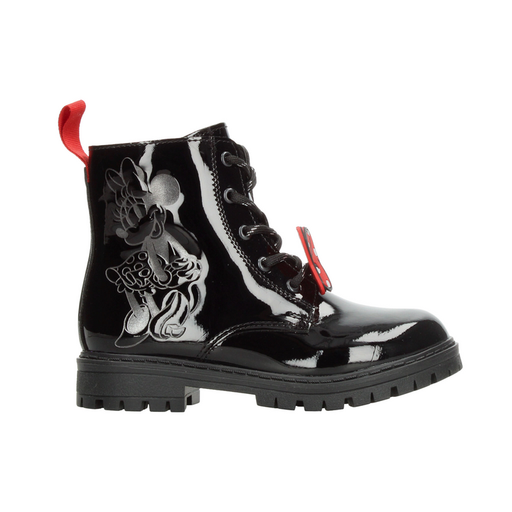 Bota Disney Niña Negro Infantil T18-22