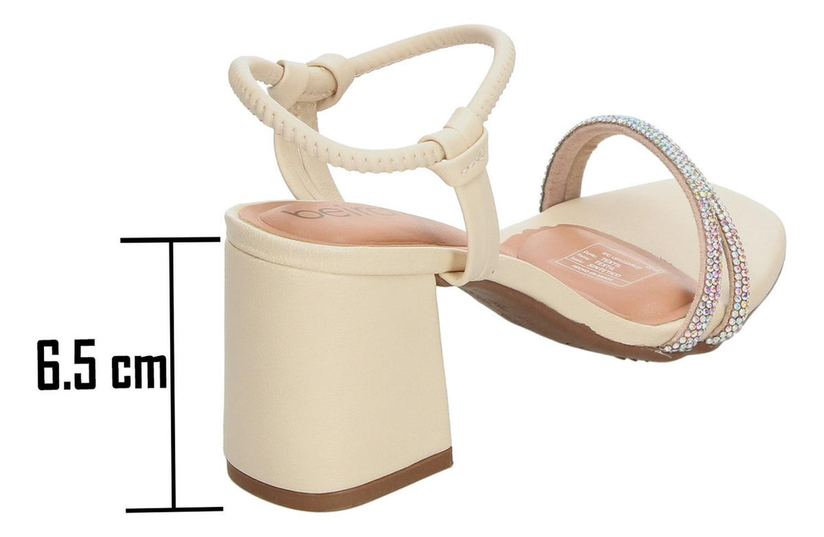 Sandalias De Fiesta Beira Rio Crema Para Mujer [bei81], foto 3 de 10