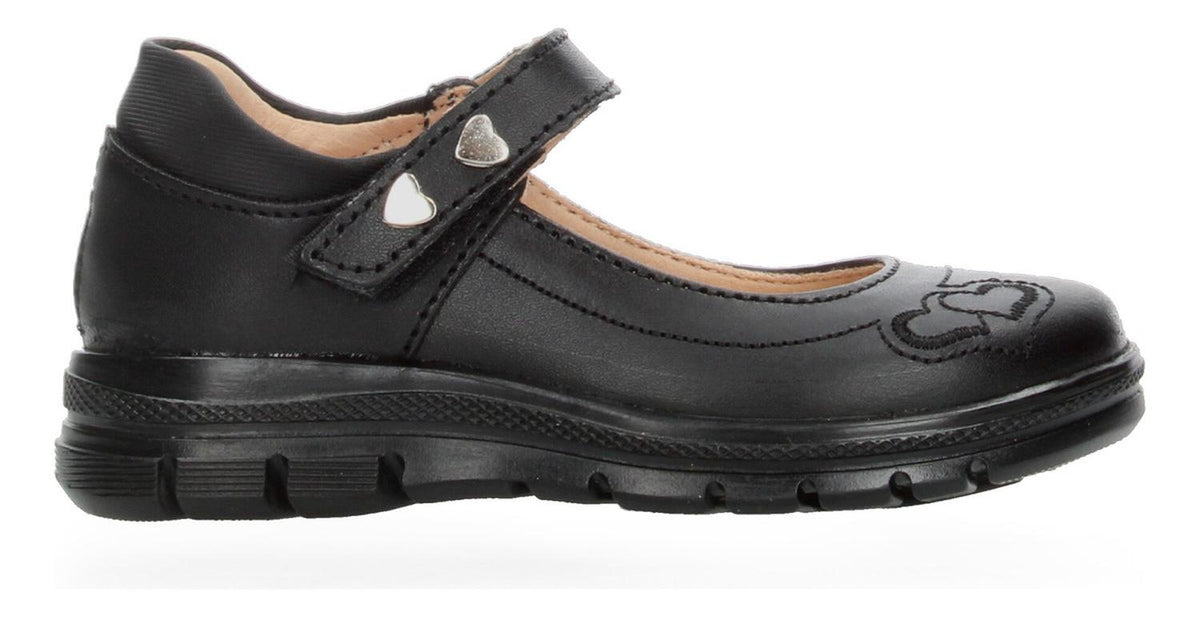 Zapato Escolar Yuyin Negro Para Niña [yuy455], foto 3 de 10