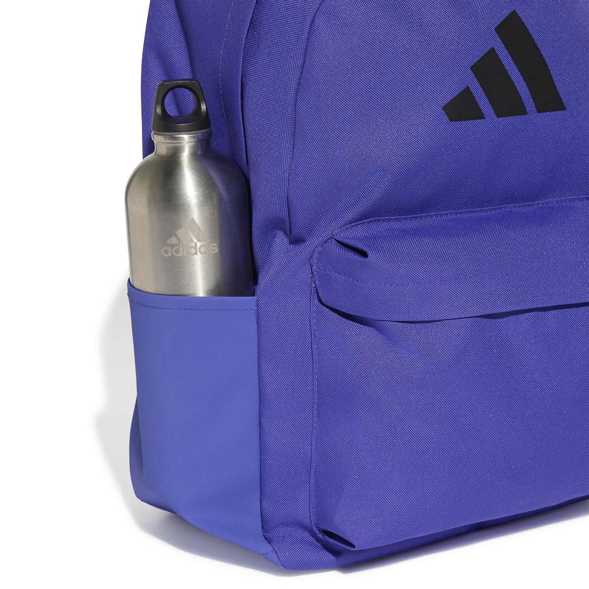 Mochila Adidas Classic Bars Morado Escolar Unisex 28L, foto 5 de 10
