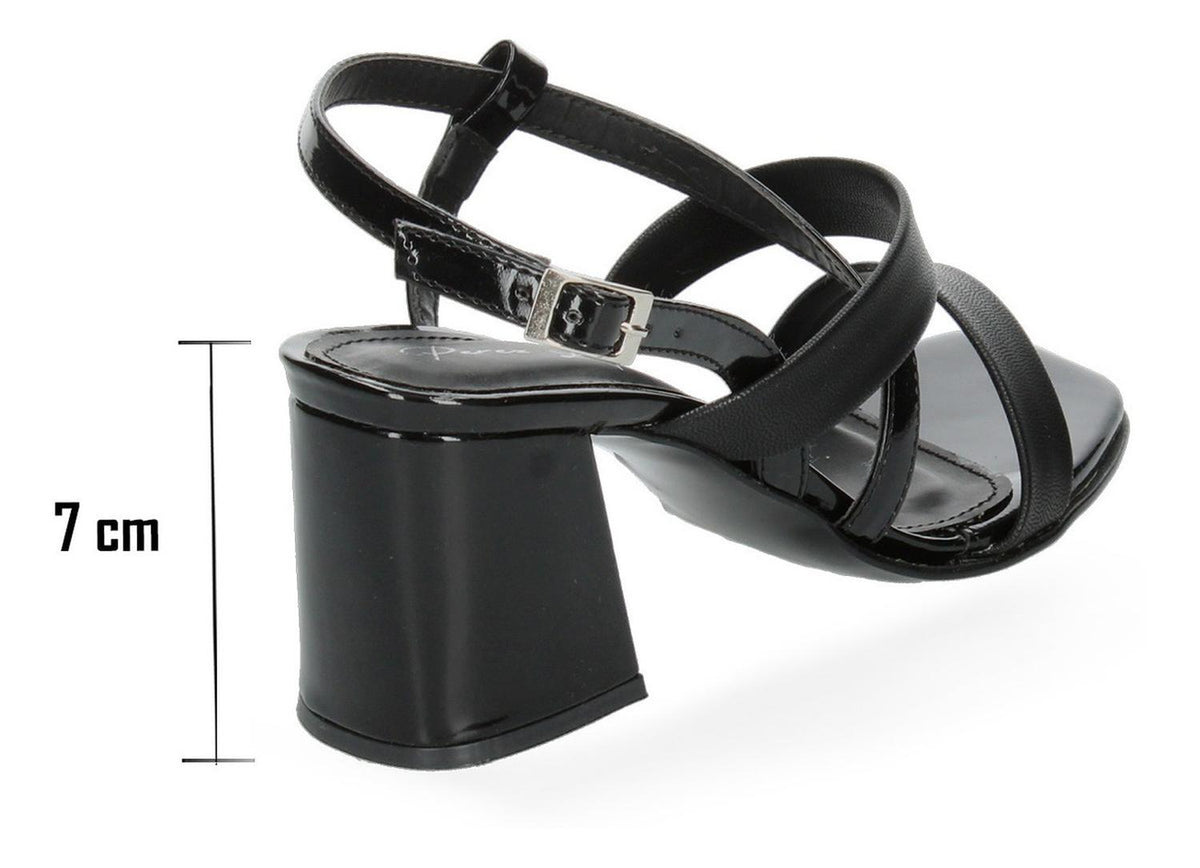 Sandalias Perez Lete Negro Para Mujer [plt309], foto 3 de 9