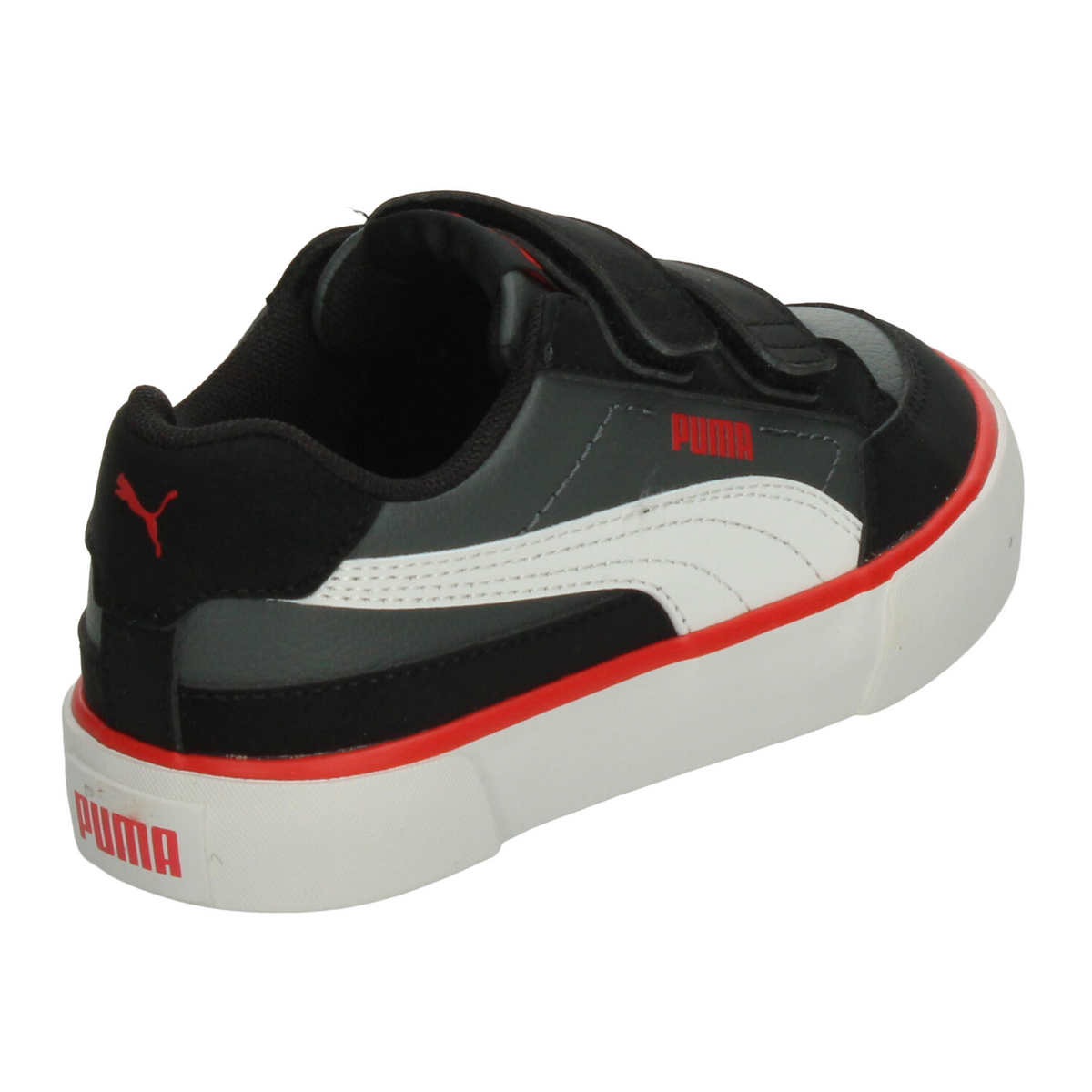 Tenis Puma Court Classic Niño Negro Casual Infantil T16-22, foto 3 de 10