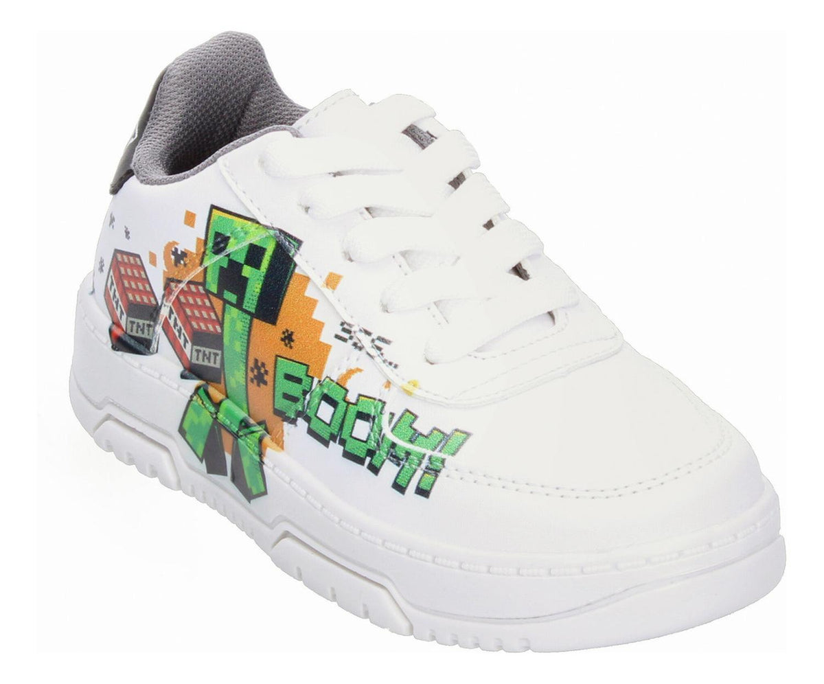 Tenis Minecraft Blanco Para Niño [mif1], foto 3 de 8