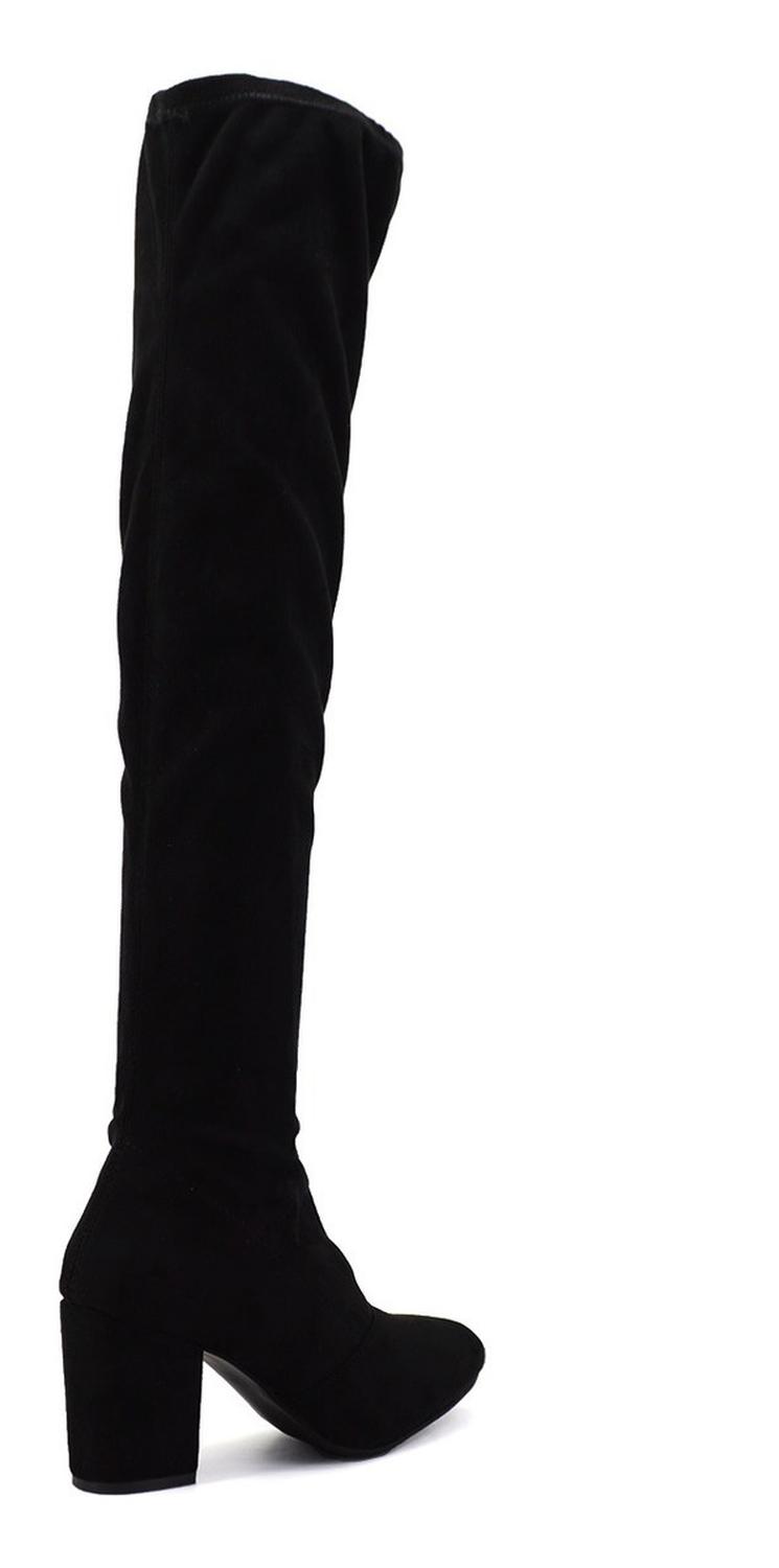 Bota Long Beach Para Mujer 7512 Negro [lbe42], foto 4 de 6