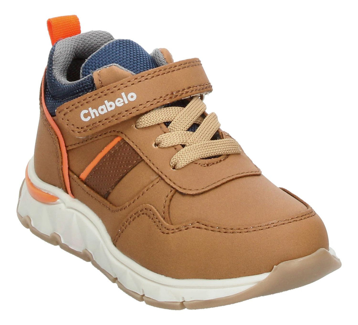 Tenis Chabelo Cafe Para Niño Seguro Casual Deportivo Practico Ajuste De Velcro Y Agujetas T18-22, foto 4 de 9