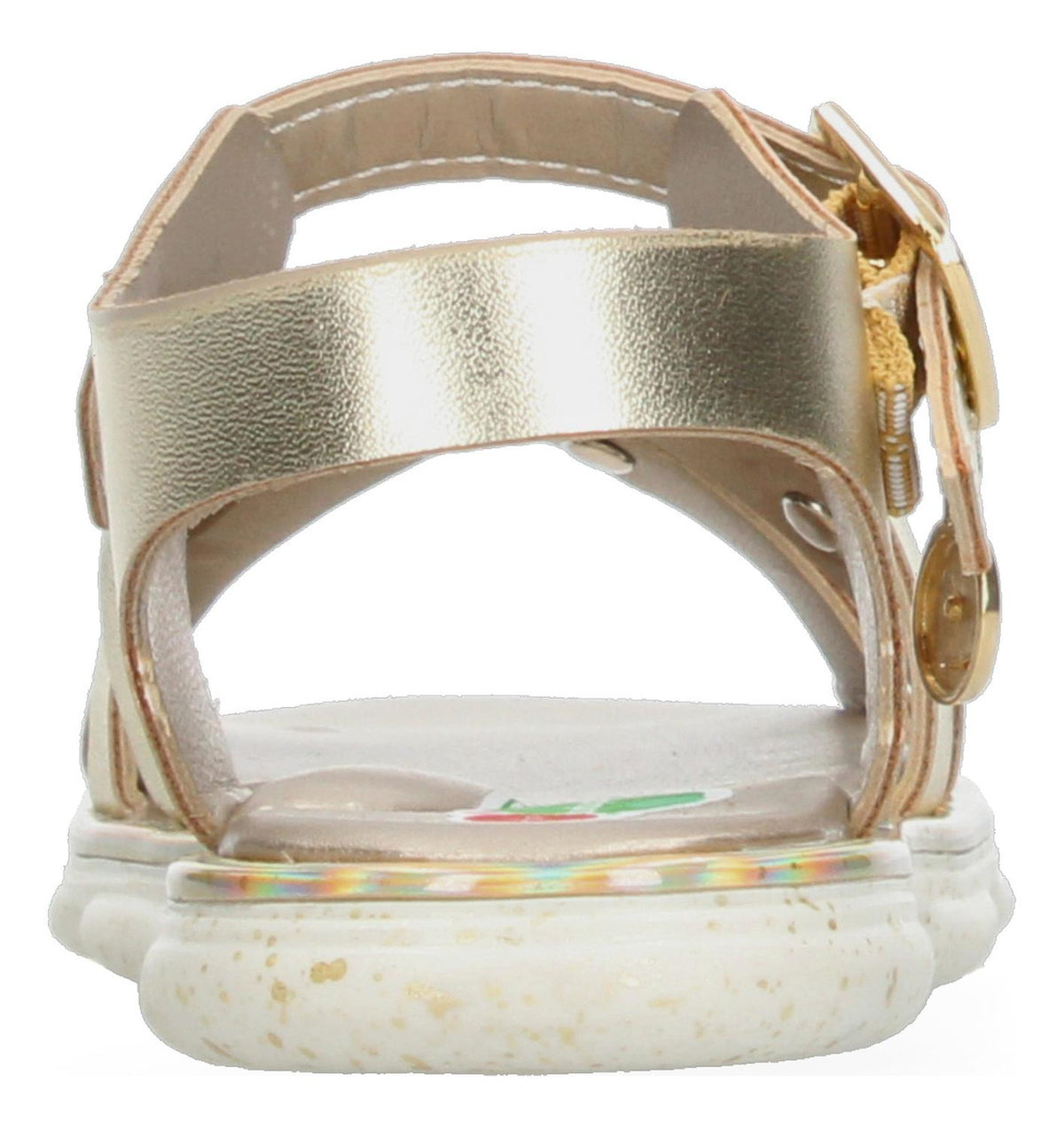 Sandalias Mini Burbujas Dorado Para Niña [mnb249], foto 7 de 8