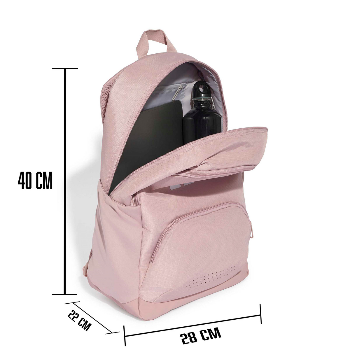 Mochila Adidas Defender Dama Rosa Escolar Impermeable Mujer 20L, foto 6 de 10