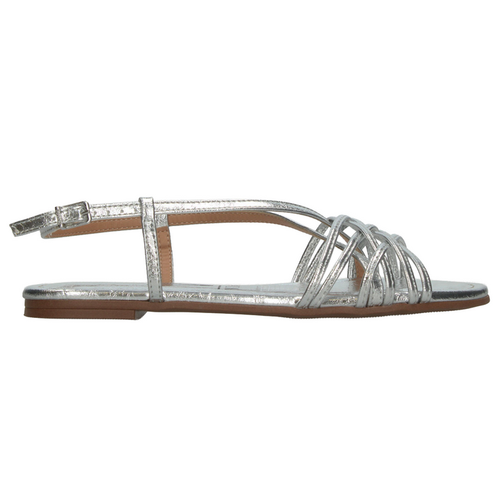 Sandalias Vizzano Dama Plateado Casual Para Mujer